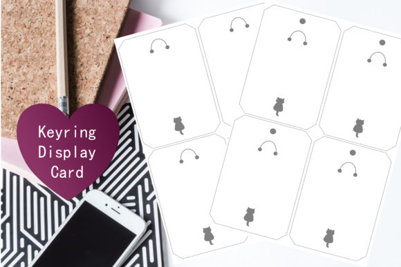 2 Cat Keyring Display Cards: A Designer’s Review of Graphics and Print Templates