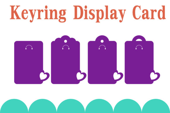 4 Keyring Display Card Template: Graphics and Print Templates Review