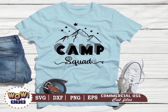 Camp Squad Graphics and Illustrations for Local Brands