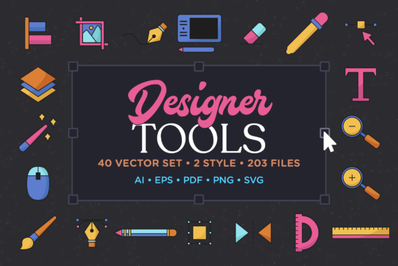 Designer Tools Vector Icon Set Review