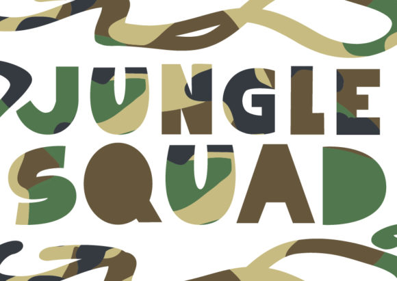 Jungle Squad - Font Review for Real Embroidery Work