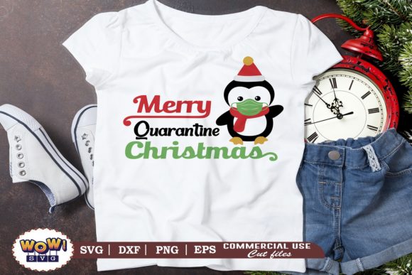 Merry Quarantine Christmas Graphics & Illustrations